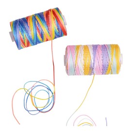 100g/pack 1.0mm Cord Thin Ice Cotton Summer Art Yarn String Polyester Crochet Yarn Handmade DIY Craft Yarn for Hand Knitting Bag Hat Shoes Hilo Yarn