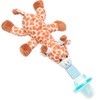 2-in-1 Giraffe Stuffed Animal Pacifier for Babies, Cute and Cuddly