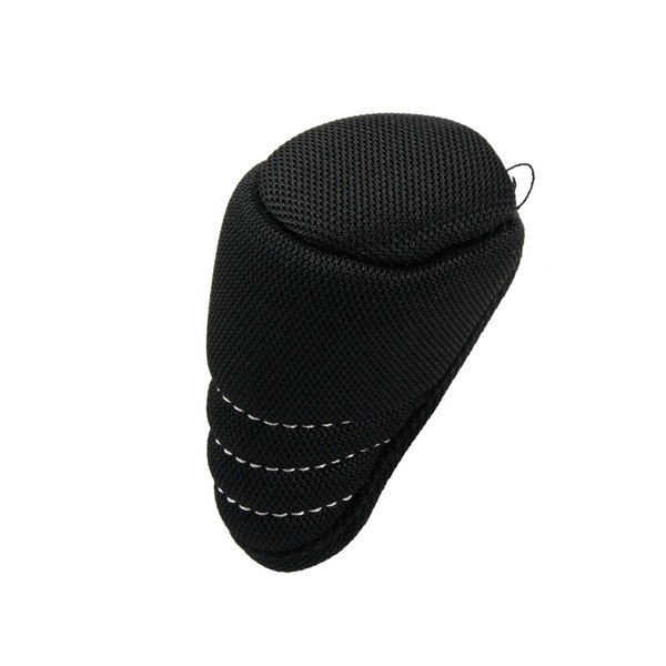 INFINAUTO Black Zipper Closure Gear Shift Knob Cover for Auto