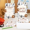 ZEDEV Deluxe Baby Shower Invitations 25 Sets, A Little Pumpkin