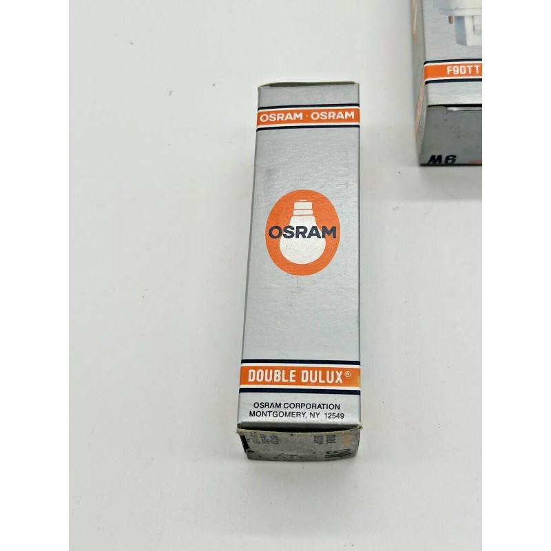 OSRAM Lot of 4 Osram Double Dulux 9W F9DTT/27K Base
