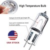 JCD 10PCS G8 Halogen Bulb 20W 120V, Bi-Pin Xenon Light