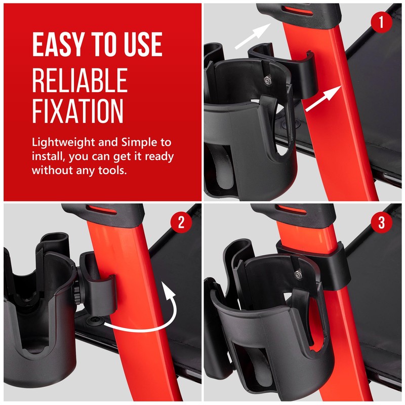 Clip-On Cup and Phone Holder – Exclusively Designed to be