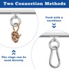 GOWTX 8Pcs Awning Rail Stoppers, 6mm M4 Lifting Eye Nut