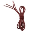VSUDO 80 cm Waxed Burgundy Red Shoe Laces, 2.5mm Thin