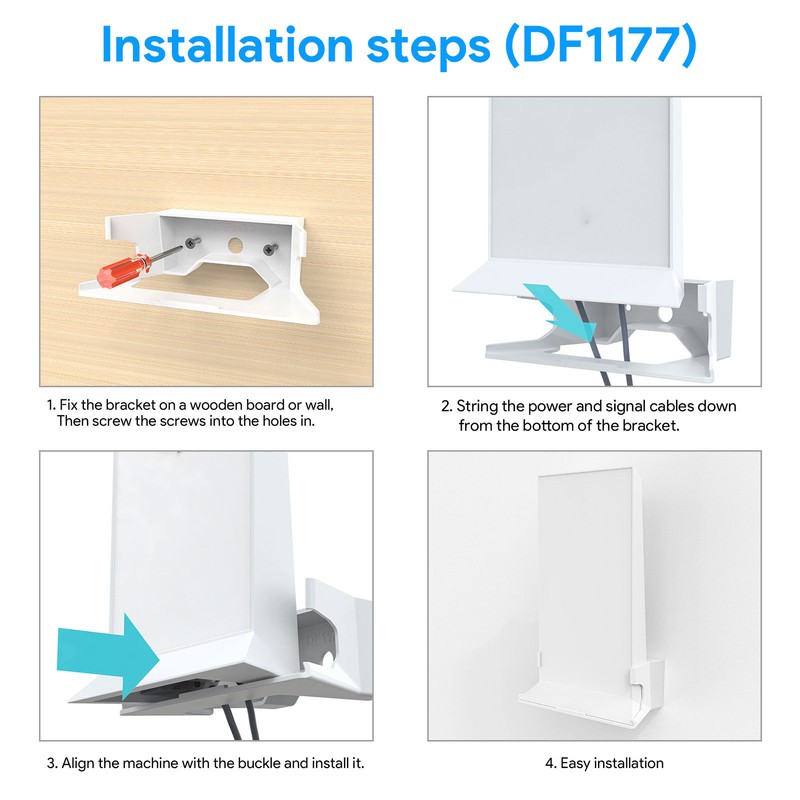 Router Wall Mount Stand Stability Support Router Protective Holder with