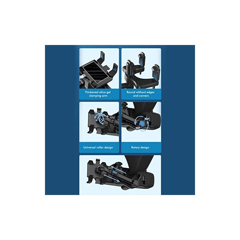 Soporte para Teléfono para Espejo Retrovisor de Coche, Soporte Móvil