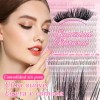 Kit De Extensiones 644 Pestañas Maquillaje Diy Lash Mixto