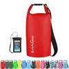 OMGear Waterproof Dry Bag Backpack Waterproof Phone Pouch 40L/30L/20L/10L/5L Floating