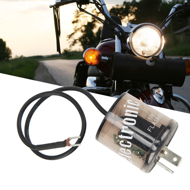 2Pin Electronic Flasher Relay LED Turn Signal Lights Bulbs Relay