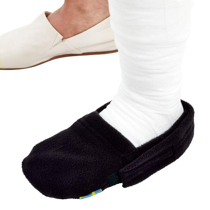 LimbO Toe Cozy for Leg Casts (Black, Shoe Size 4-7)