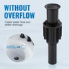 ALEASHA Pop Up Sink Drain Without Overflow, Bathroom Sink Drain