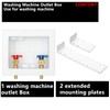 (1 Pack) Lidertik Washing Machine Outlet Box Expansion PEX-A, Inlet