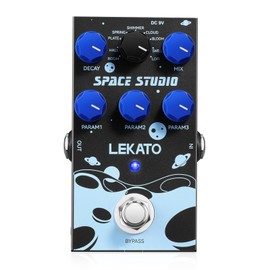 LEKATO Reverb Pedal 9 Digital Reverb Effects Guitar Effects Pedal for Electric Guitar