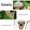 Pack of 2 Grass Bird Nest, Bird Nest Grass, Hand-Woven