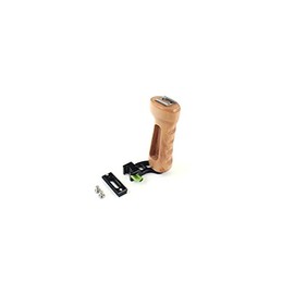 Lanparte Wooden Left Handle with NATO Rail for Camera Cages