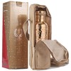 Pure Copper Water Bottle 34 Ounce with Jute Carry Bag