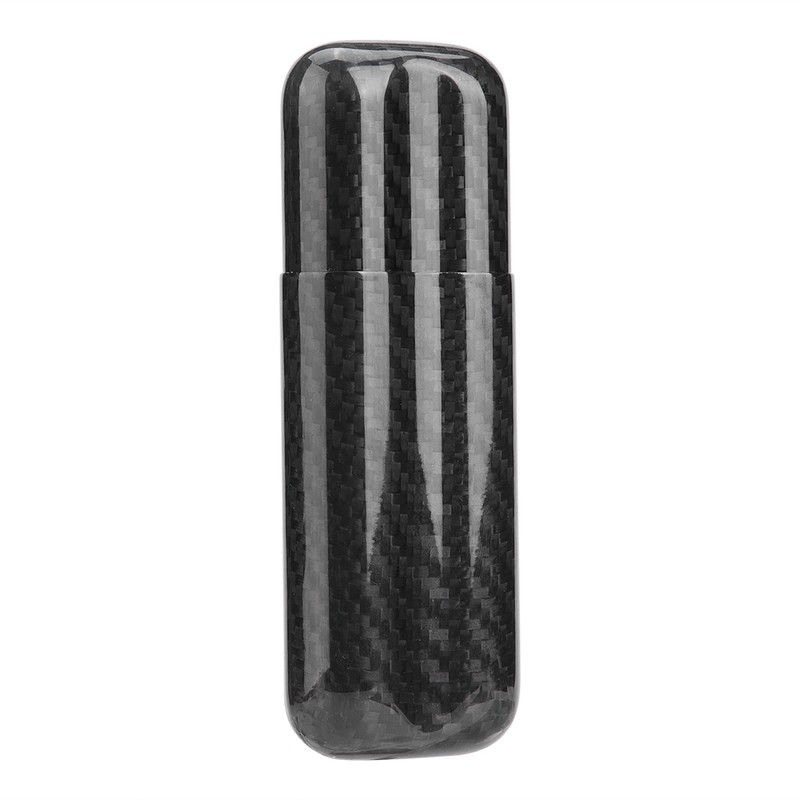 Carbon Fiber Cigar Holders Case Humidors 2 Tube Cigar Storage