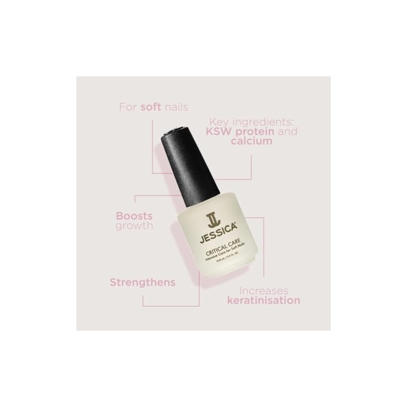 BASE TRATAMIENTO JESSICA CRITICAL CARE-UÑAS DÉBILES 15 ML