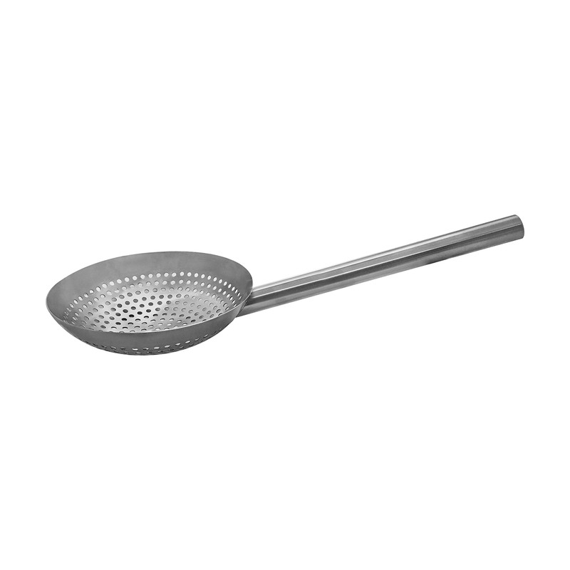 12" Diameter Stainless Steel Skimmer Basket With 14" Handle
