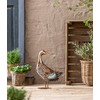 Dehner Decorative Figurine Duck Garden Decoration Frost Resistant Decorative Item