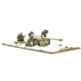 Warlord Games, German Heer 75mm Pak 40 anti-tank gun (Winter), 28mm Bolt Action Wargaming Miniatures