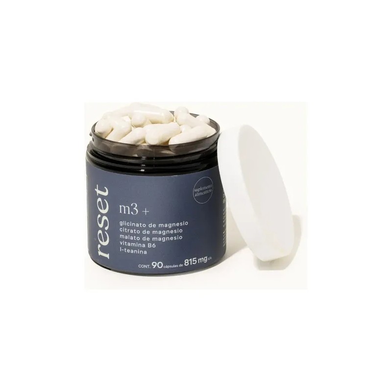Reset Wellness Magnesio Glicinato Citrato Malato Lteanina Frasco Caps