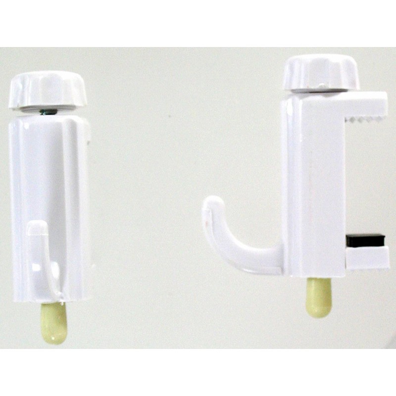Nomuratec N-1010 Easy Camoi Hooks, 2 Pieces, White