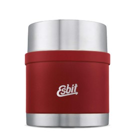 Esbit Sculptor Thermal Food Container 500 ml Burgundy Stainless Steel for Hot and Cold Food