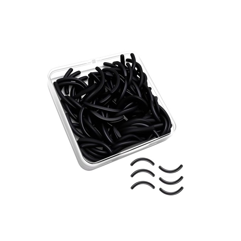 80Pack Fit for Shiseido Eyelash Curler Refill Pads,High Elasticity Silicone