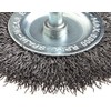Forney 72254 Wire Wheel Brush, Coarse Crimped with 1/4" Round