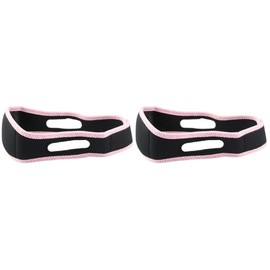 Mikinona 2pcs Breathable and Soft Face-lifting Mask Thin Face Strap to Enhance V-line for Masseter Chin