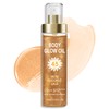 Body Glow Oil, Sunscreen Shimmer Oil, SPF 45 Broad Spectrum,