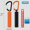 Saipor 3-Piece Screwdriver Bit Holder, Key Ring Drill Holder, 1/4