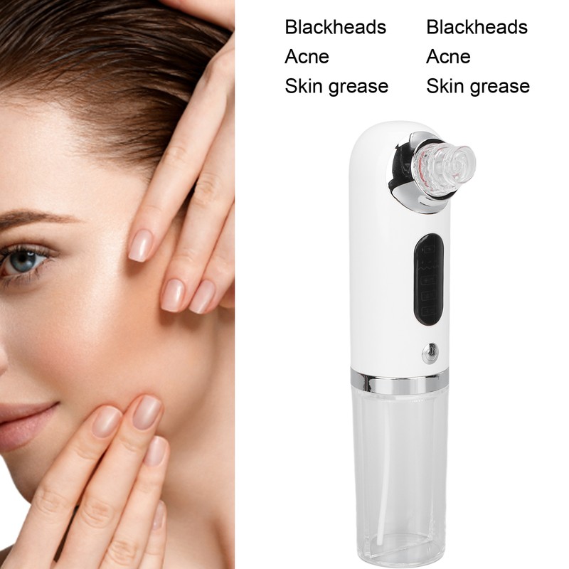 Electric Blackhead Vacuum Machine 3 Gears Blue Purple Light Pores