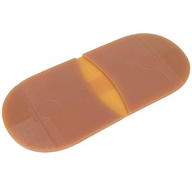 Garosa Leather Shoe Repair Replacement Rubber Heels and Soles Shoe Repair Half Sole and Heels for Shoe Repair (Yellow Heel)