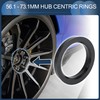 INFINAUTO Hub Centric Rings,56.1mm ID 73.1mm OD Car Wheel Hubrings
