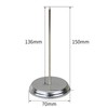 Stainless Steel Receipt Spike - Ticket Holder Straight Rod Bill