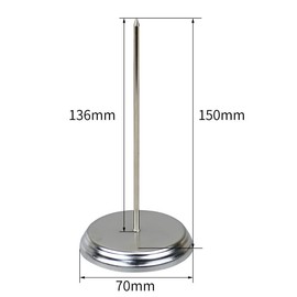Stainless Steel Receipt Spike - Ticket Holder Straight Rod Bill Spike Paper Memo Holder for Restaurant Office Hotel