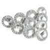 Yosoo 10pcs 30mm Clear Crystal Diamond Door Knobs Wardrobe Doorknob