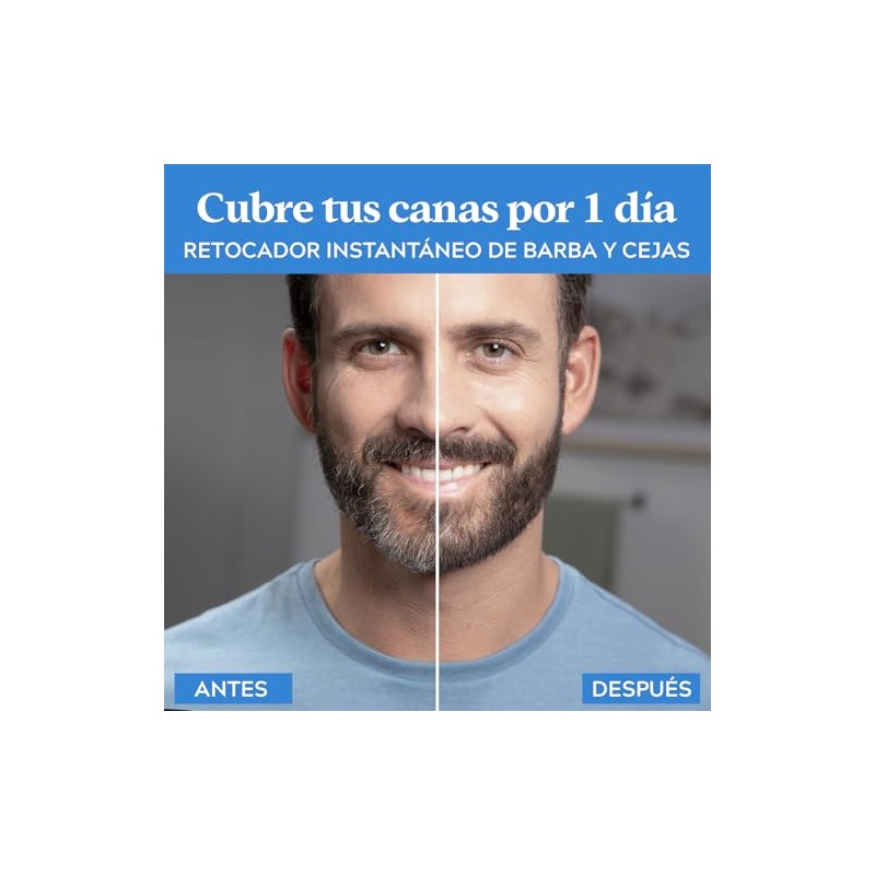 Just For Men Retoque Instantáneo Canas y Cejas, Castaño Medio