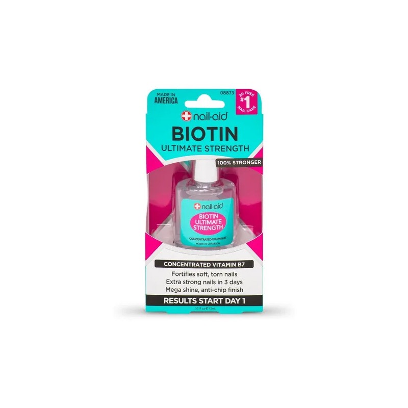 Base fortalecedora de uñas Nail-aid Biotin Ultimate Strength