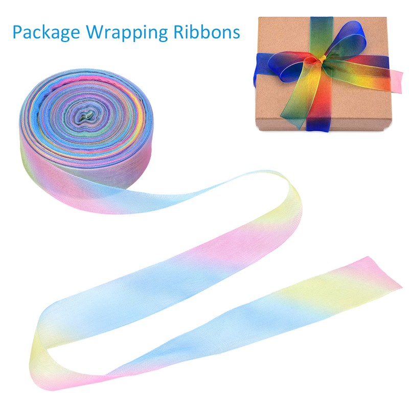 3pcs 25mm 10 Yard Ribbons for Gift Package Wrapping Hair
