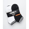 AND1 Boys' Socks - Athletic Cushion Quarter Cut Socks (8