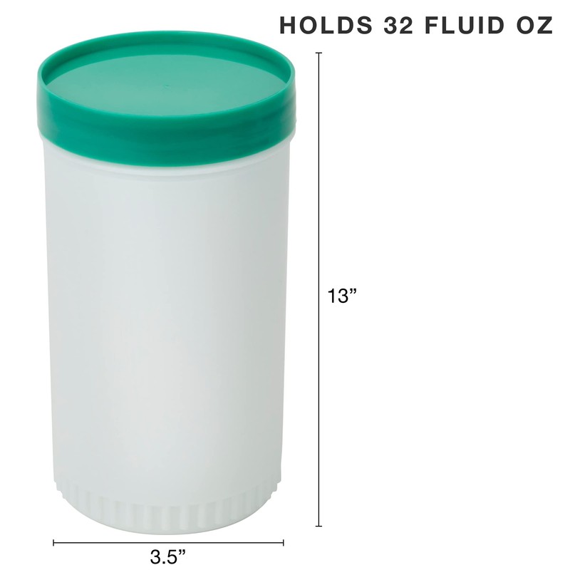 Cocktailor 32 oz. Bar Juice Pour Bottles (7-pack Rainbow Assortment)
