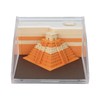 3D Pyramid Notepad LED Light 3D Paper Art Notepad Tear