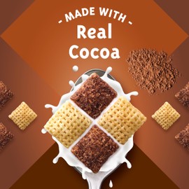 Chocolate Chex Cereal, Gluten Free Breakfast Cereal, Made with Whole Grain, Family Size, 20.3 oz