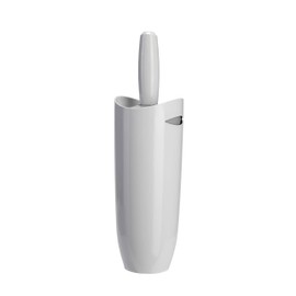 Croydex Plastic Toilet Brush White & Grey