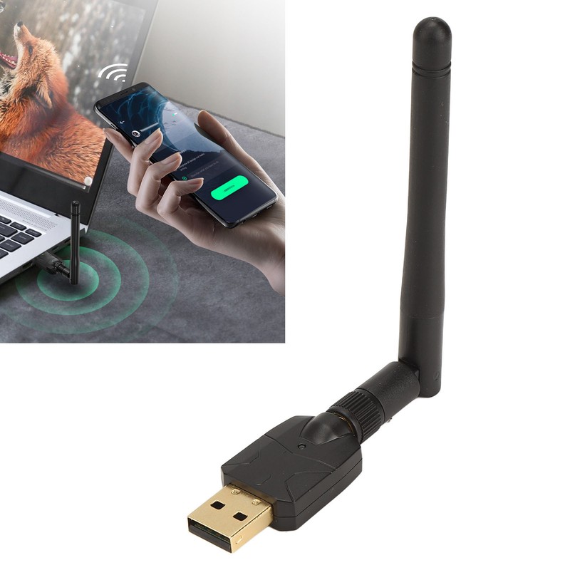 Bluetooth 5.1 Adapter Stereo Long Distance USB Wireless Sound Dongle