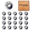 M6 Nyloc Steel Nuts, 6mm Self Locking Nuts with Nylon
